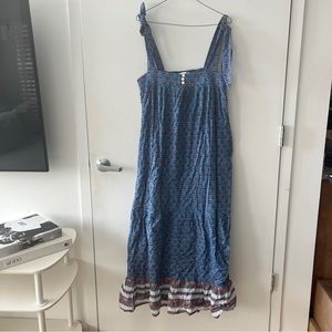 CleoBella - Blue Floral Dress